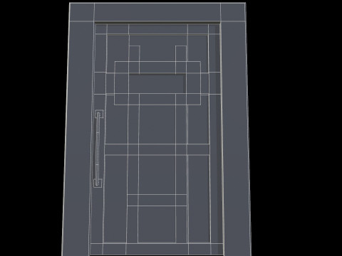 DoorMetalRust 3D Model