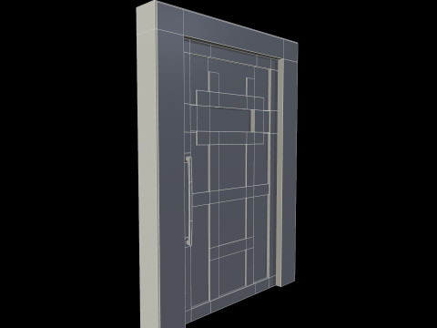 DoorMetalRust 3D Model