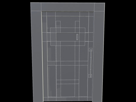 DoorMetalRust 3D Model