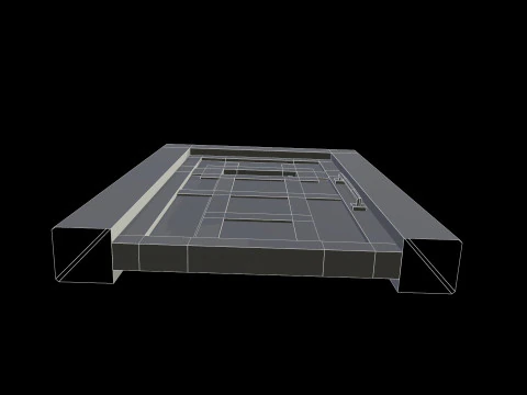 DoorMetalRust 3D Model