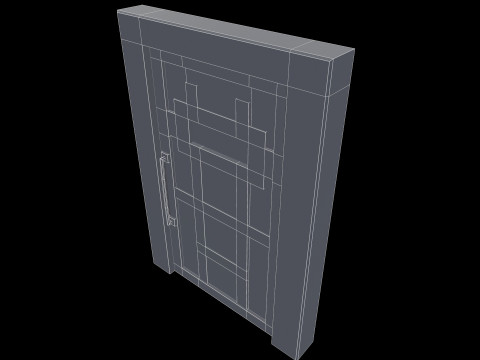 DoorMetalRust 3D Model