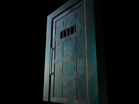 DoorMetalRustV2 3D Model