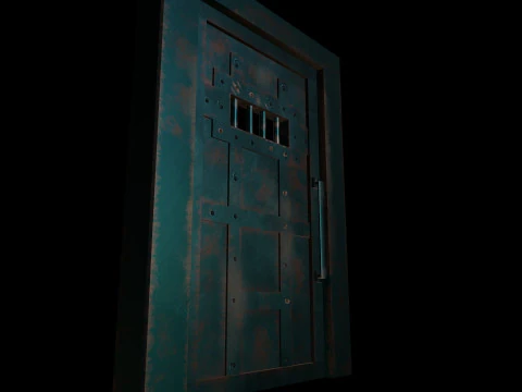 DoorMetalRustV2 3D Model