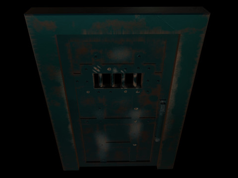 ドア金属錆V2 3Dモデル