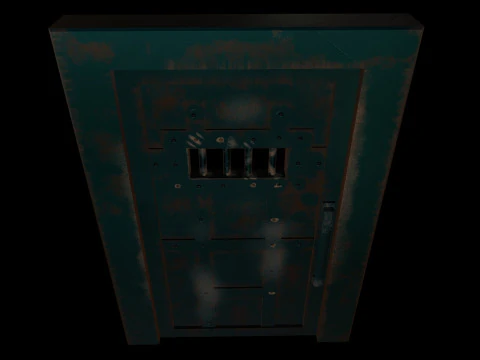 DoorMetalRustV2 3D Model