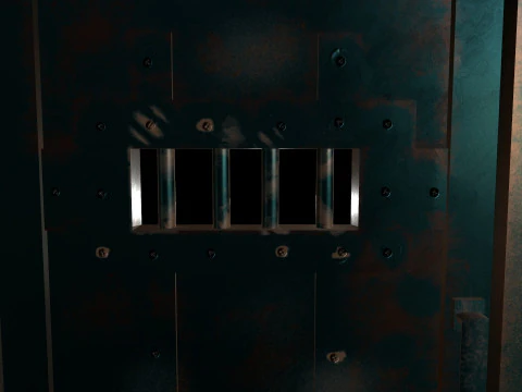 DoorMetalRustV2 3D Model