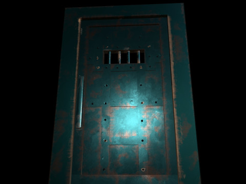 ドア金属錆V2 3Dモデル