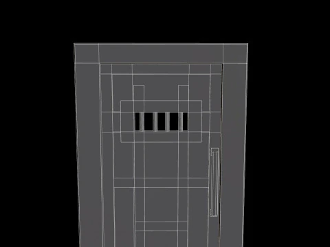 DoorMetalRustV2 3D Model