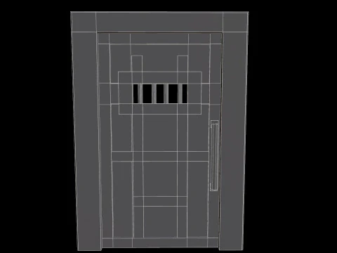 DoorMetalRustV2 3D Model