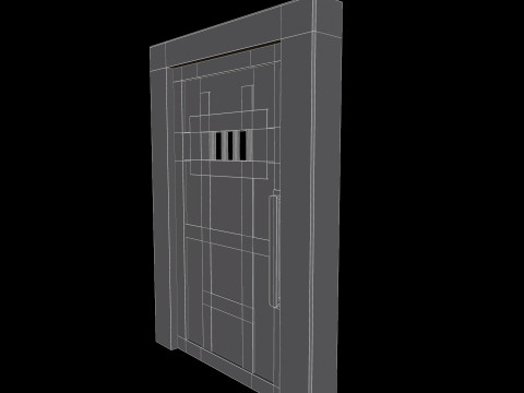 ドア金属錆V2 3Dモデル