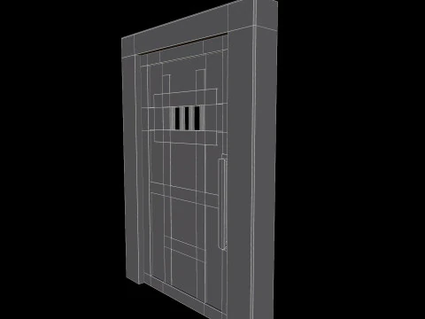 DoorMetalRustV2 3D Model