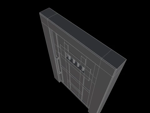 DoorMetalRustV2 3D Model
