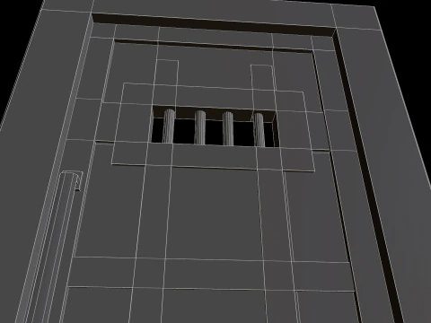 DoorMetalRustV2 3D Model
