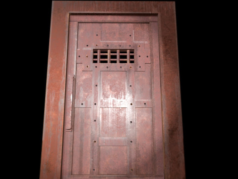 DoorMetalRustV3 3D Model