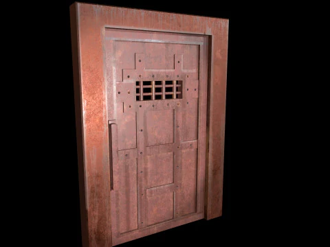 DoorMetalRustV3 3D Model