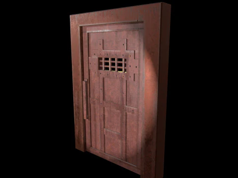 DoorMetalRustV3 3D Model