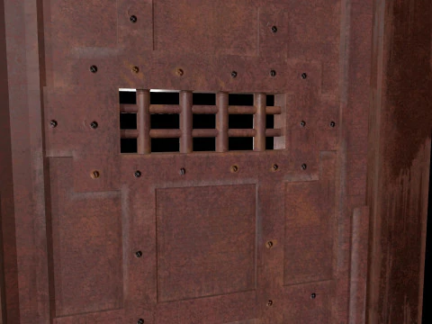 DoorMetalRustV3 3D Model