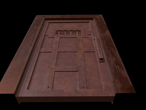 DeurMetaalRoestV3 3D Model