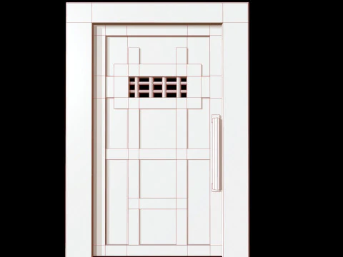 DoorMetalRustV3 3D Model