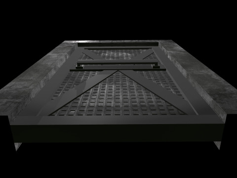 DoorMetalRustV5 3D Model