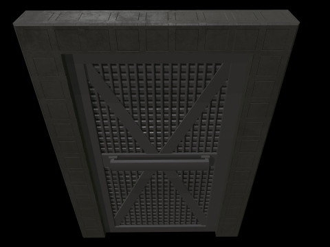 DoorMetalRustV5 3D Model