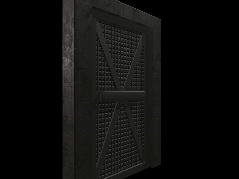 DoorMetalRustV5 3D Model