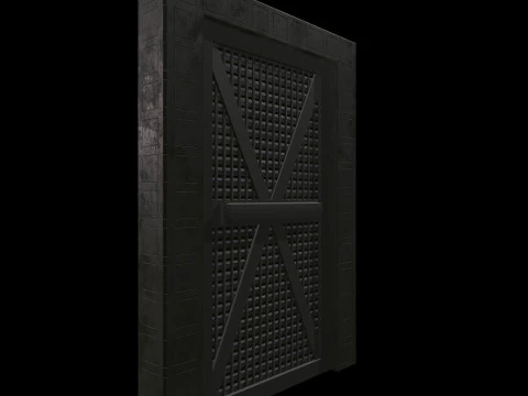 DoorMetalRustV5 3D Model