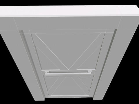 DoorMetalRustV5 3D Model