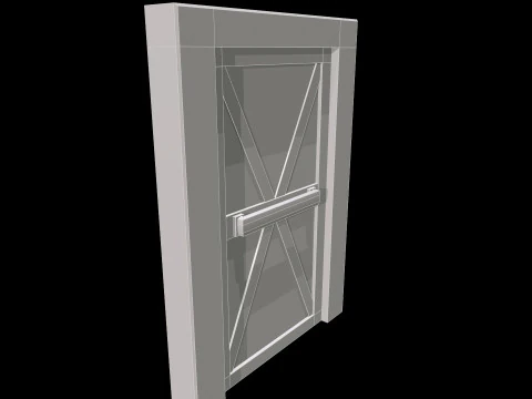 DoorMetalRustV5 3D Model