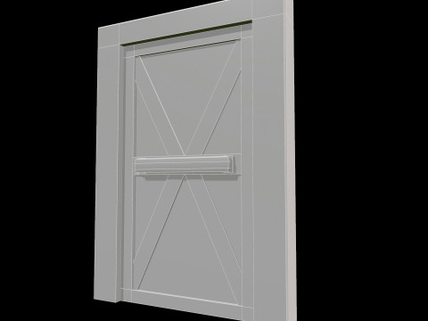 DoorMetalRustV5 3D Model