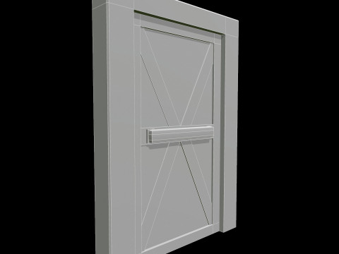 DoorMetalRustV5 3D Model