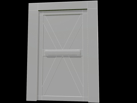 DoorMetalRustV5 3D Model