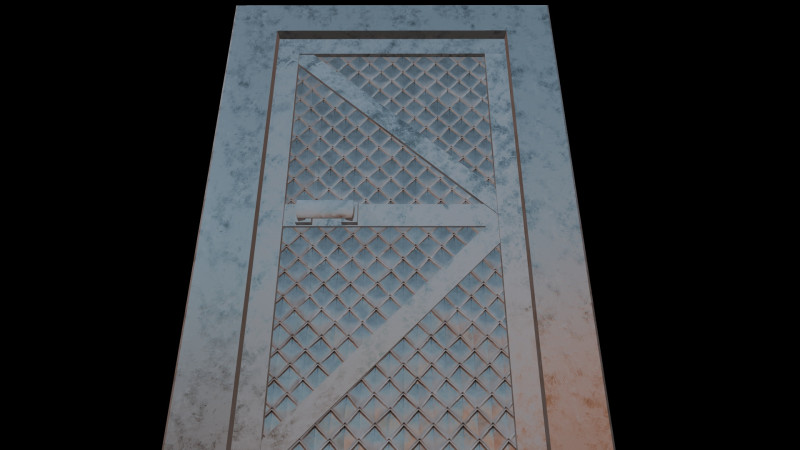 DeurMetaalRoestV4 3D Model .c4d .max .obj .3ds .fbx .stl .blend 