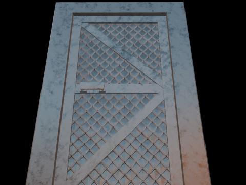 DeurMetaalRoestV4 3D Model