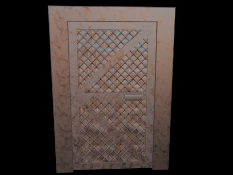 DeurMetaalRoestV4 3D Model