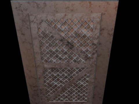 DoorMetalRustV4 3D Model