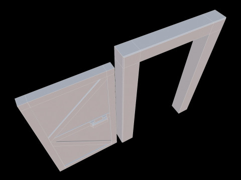 DeurMetaalRoestV4 3D Model