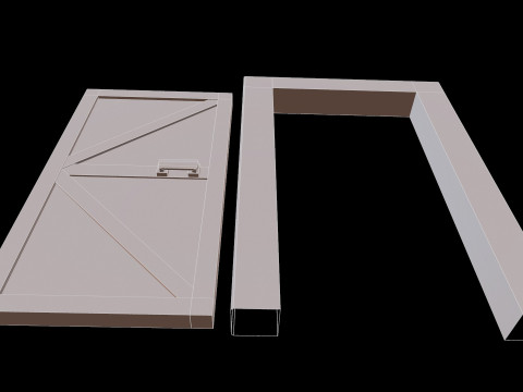 DeurMetaalRoestV4 3D Model