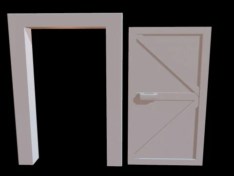 DoorMetalRustV4 3D Model