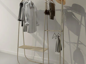 stalowa szafa regałowa Model 3D