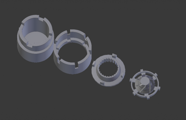 pepper mill 3D 打印模型 .c4d .max .obj .3ds .fbx .stl .blend