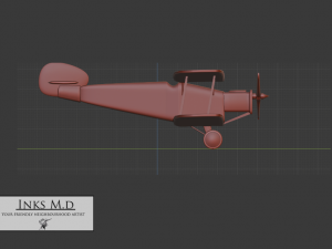 1920 ww1 airplane 3D Модель