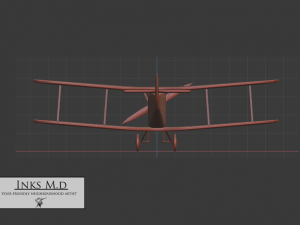 1920 ww1 airplane Model 3D