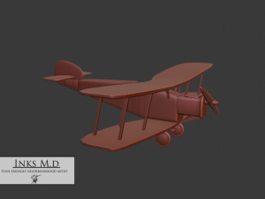 1920 ww1 airplane Model 3D