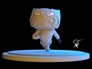 miniwolverine 3Dプリントモデル