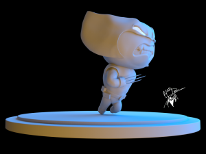 miniwolverine 3Dプリントモデル