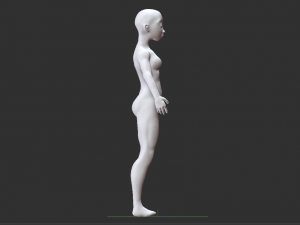 female base mesh 3D-Modell