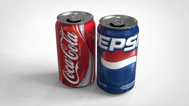 soda can Modello 3D .c4d .max .obj .3ds .fbx .stl .blend 