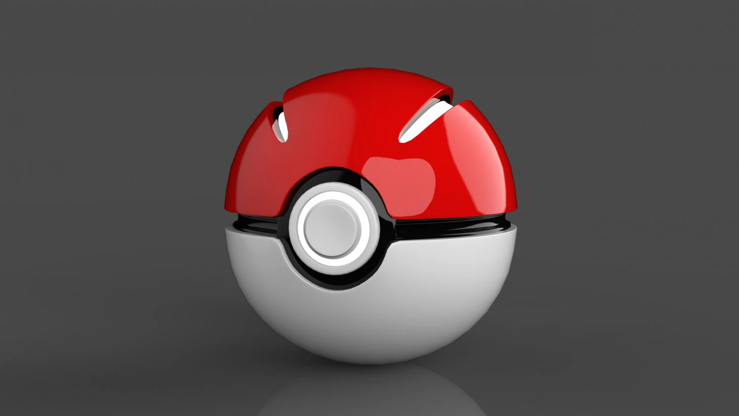 tech pokeball 3D Model .c4d .max .obj .3ds .fbx .stl .blend 