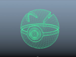 tech pokeball 3D 모델